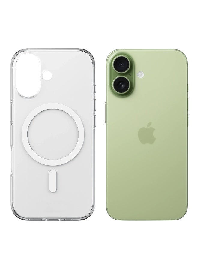 Aztech Original case for iPhone 17 Clear Fiber MagSafe Case for iPhone 17 | Slim Transparent Protective Cover with Strong Magnetic Lock, Shockproof TPU, Scratch-Resistant Back, Camera Protection – Whi